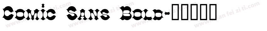 Comic Sans Bold字体转换